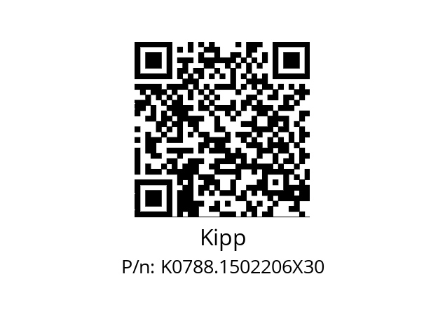   Kipp K0788.1502206X30