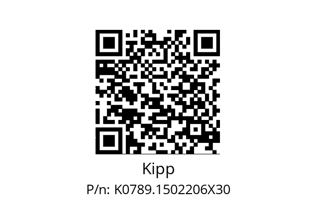   Kipp K0789.1502206X30