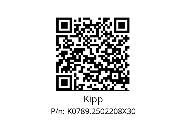   Kipp K0789.2502208X30