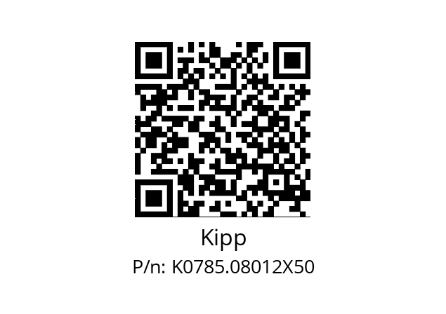   Kipp K0785.08012X50