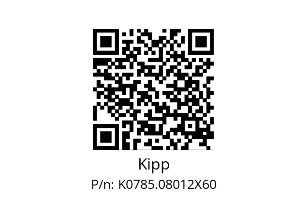   Kipp K0785.08012X60