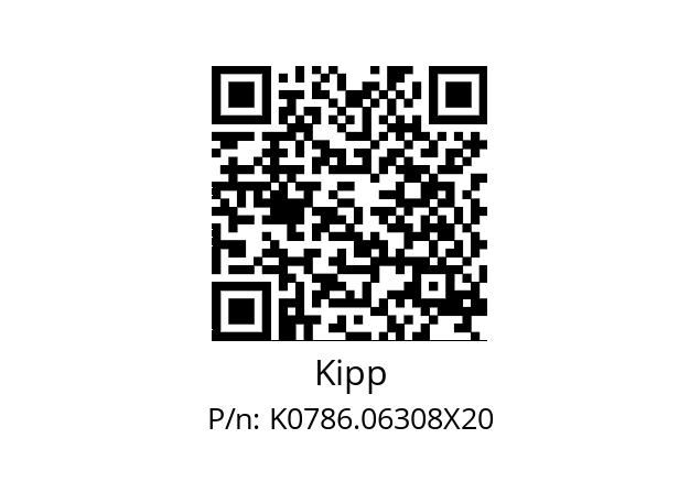   Kipp K0786.06308X20