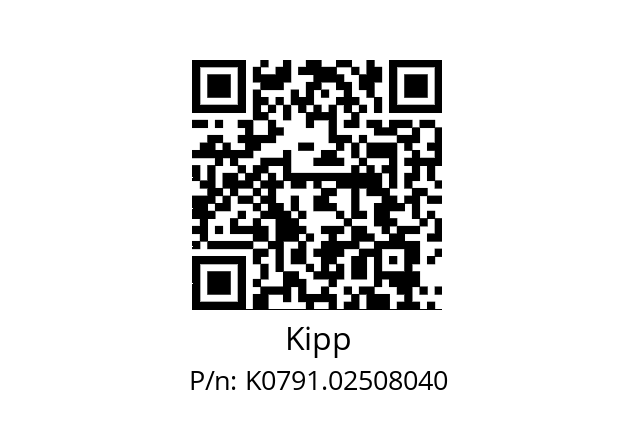   Kipp K0791.02508040