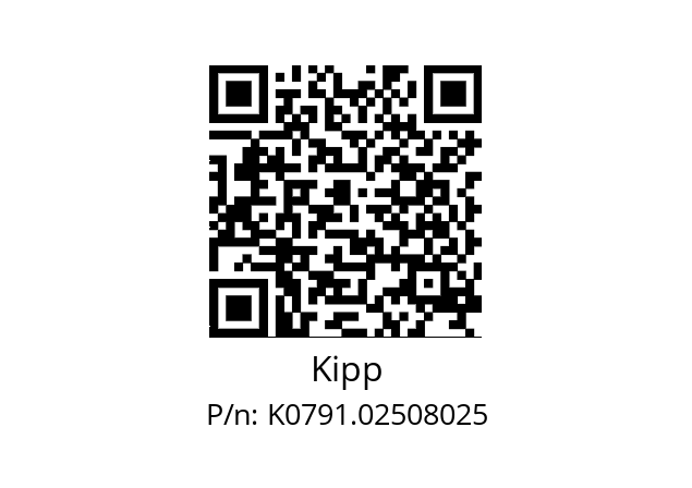   Kipp K0791.02508025