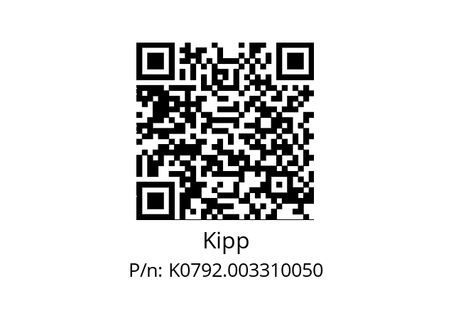   Kipp K0792.003310050