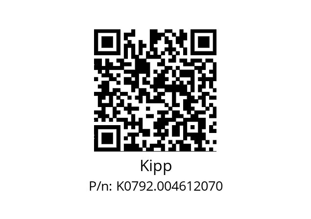   Kipp K0792.004612070