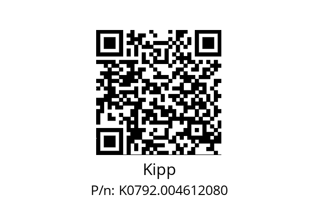   Kipp K0792.004612080