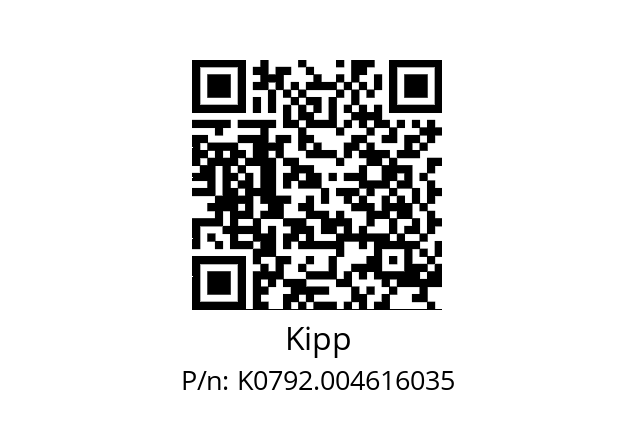   Kipp K0792.004616035