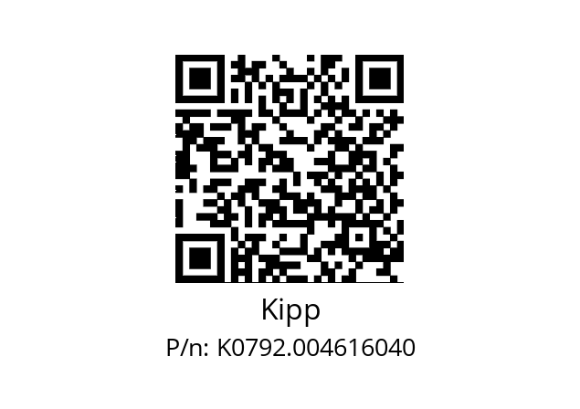   Kipp K0792.004616040