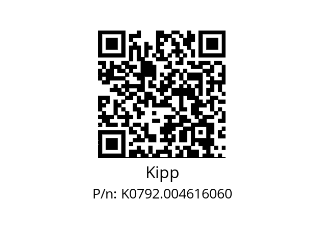   Kipp K0792.004616060