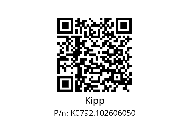   Kipp K0792.102606050