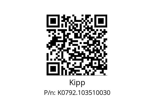   Kipp K0792.103510030