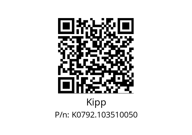   Kipp K0792.103510050