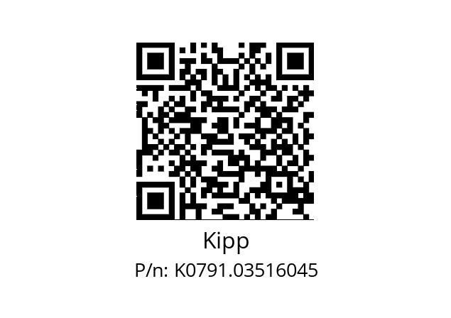   Kipp K0791.03516045