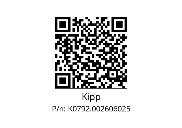   Kipp K0792.002606025