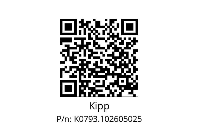   Kipp K0793.102605025