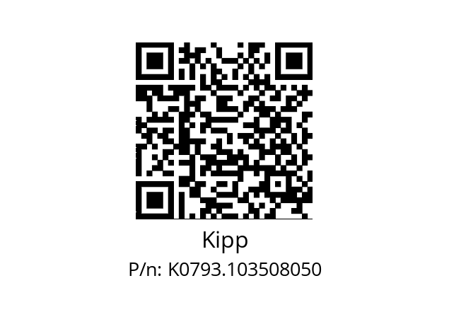   Kipp K0793.103508050