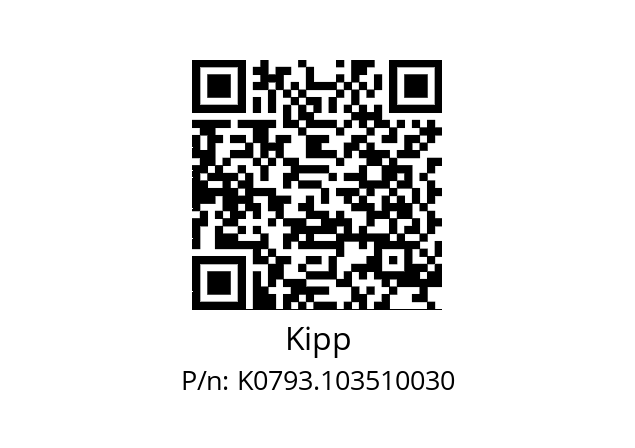   Kipp K0793.103510030