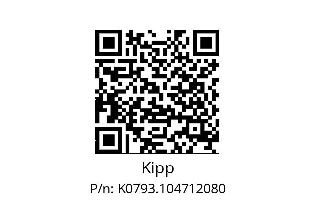   Kipp K0793.104712080