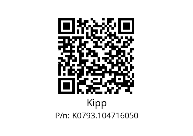   Kipp K0793.104716050