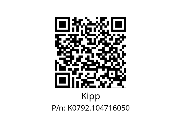   Kipp K0792.104716050