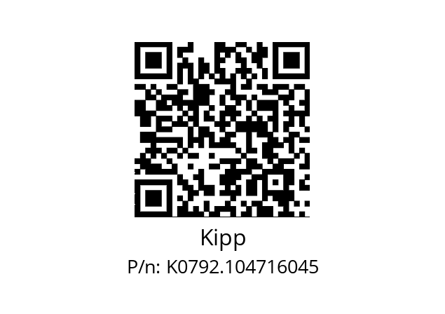   Kipp K0792.104716045