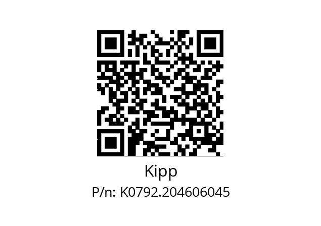   Kipp K0792.204606045