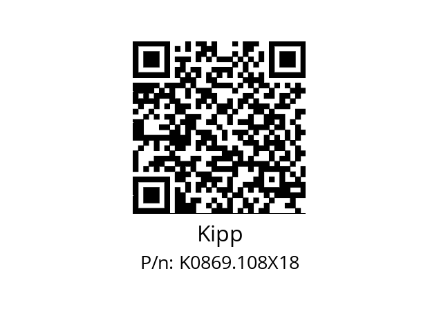   Kipp K0869.108X18