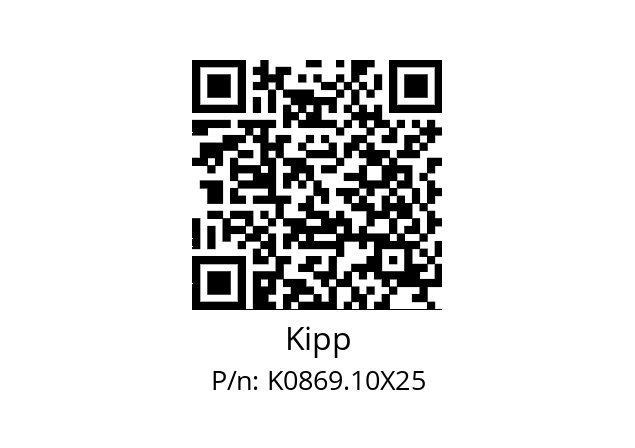   Kipp K0869.10X25