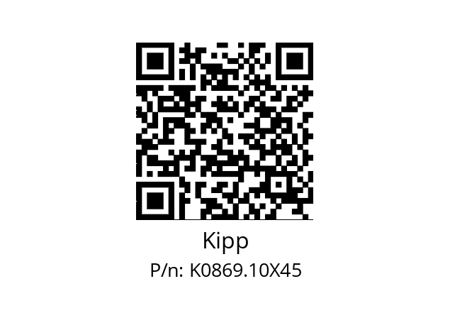   Kipp K0869.10X45