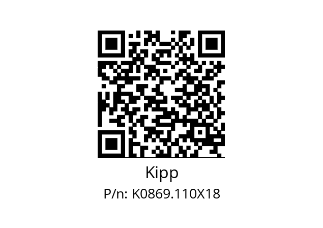   Kipp K0869.110X18