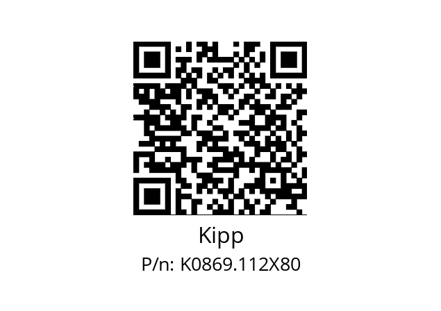   Kipp K0869.112X80