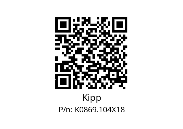   Kipp K0869.104X18