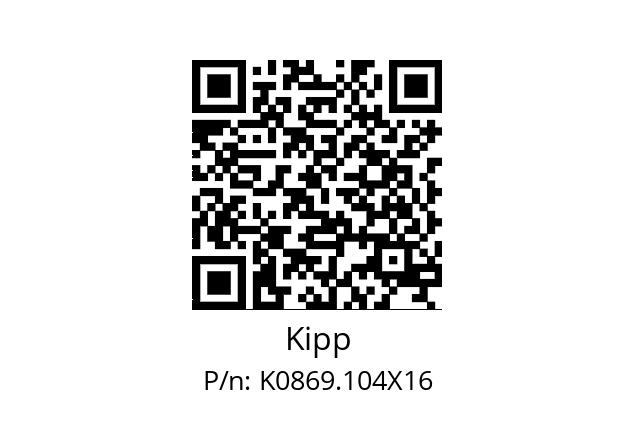   Kipp K0869.104X16