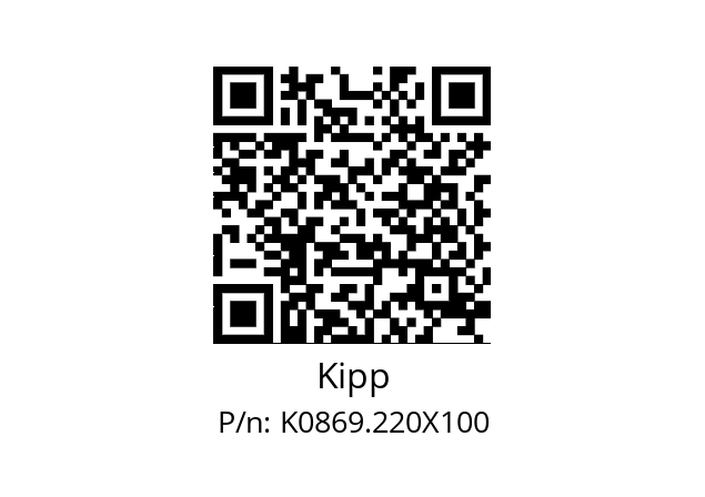   Kipp K0869.220X100