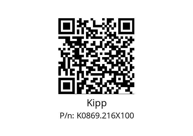   Kipp K0869.216X100