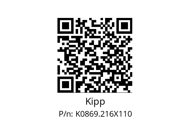   Kipp K0869.216X110