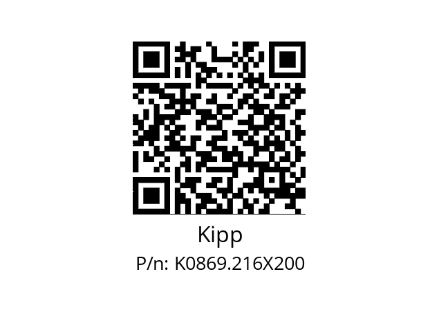   Kipp K0869.216X200