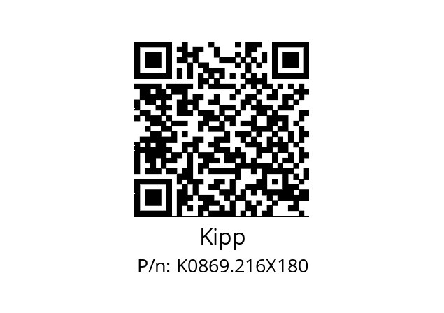   Kipp K0869.216X180