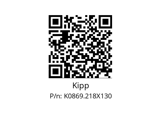   Kipp K0869.218X130