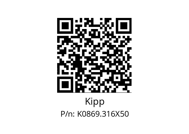   Kipp K0869.316X50