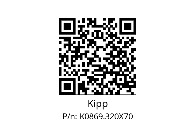   Kipp K0869.320X70