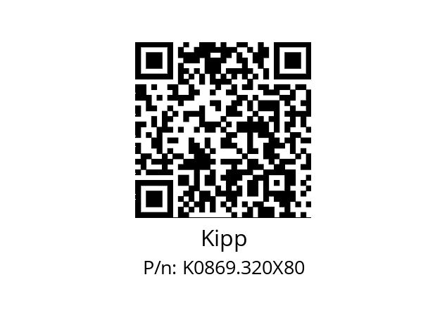   Kipp K0869.320X80