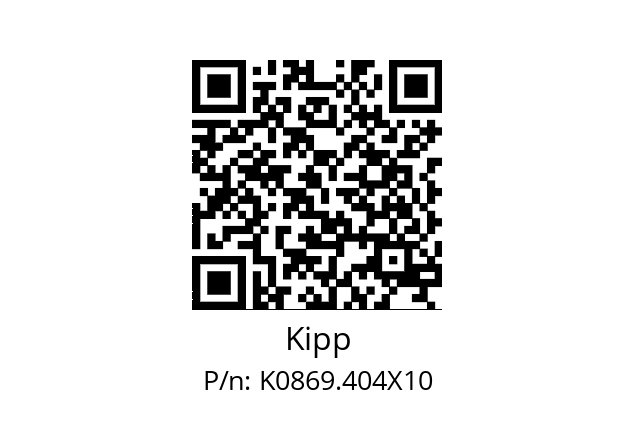   Kipp K0869.404X10