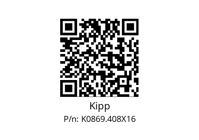   Kipp K0869.408X16