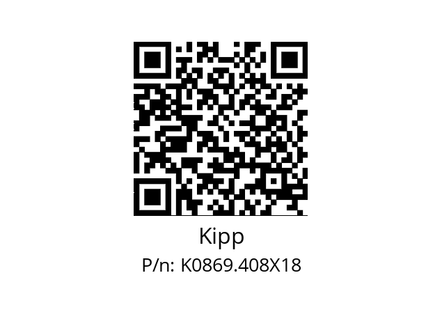   Kipp K0869.408X18