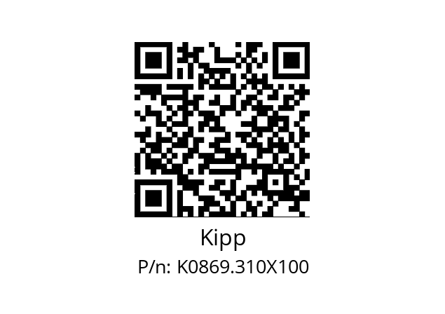   Kipp K0869.310X100