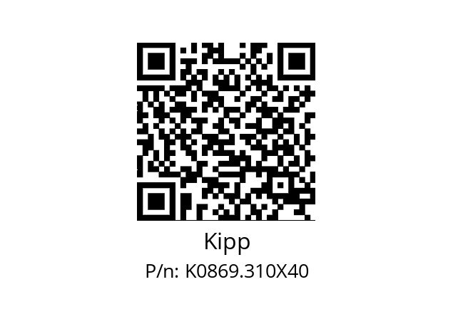   Kipp K0869.310X40