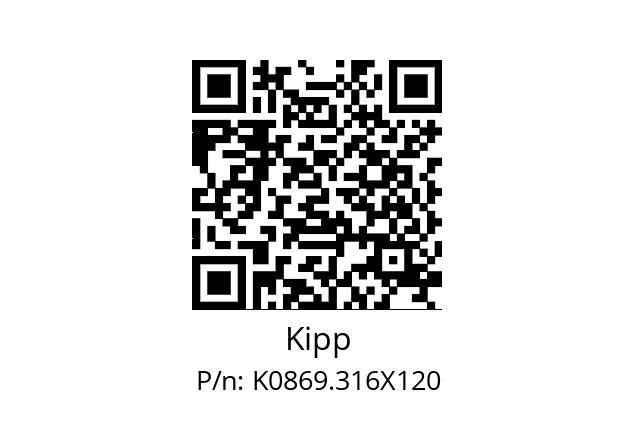   Kipp K0869.316X120