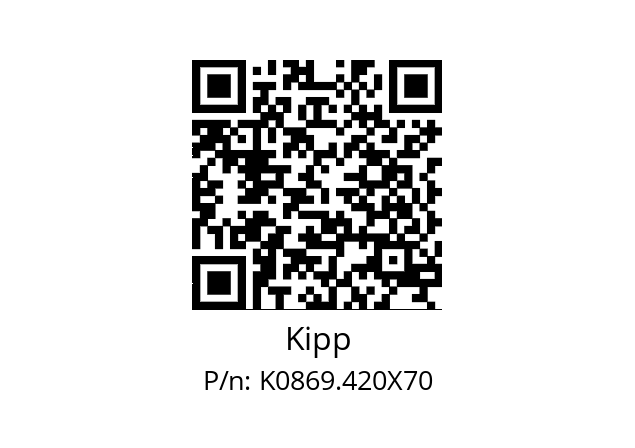   Kipp K0869.420X70